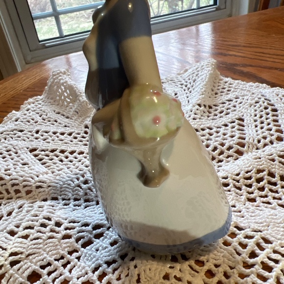 Rex Valencia Porcelain Girl with Flower Basket Figurine - EUC - Picture 5 of 9